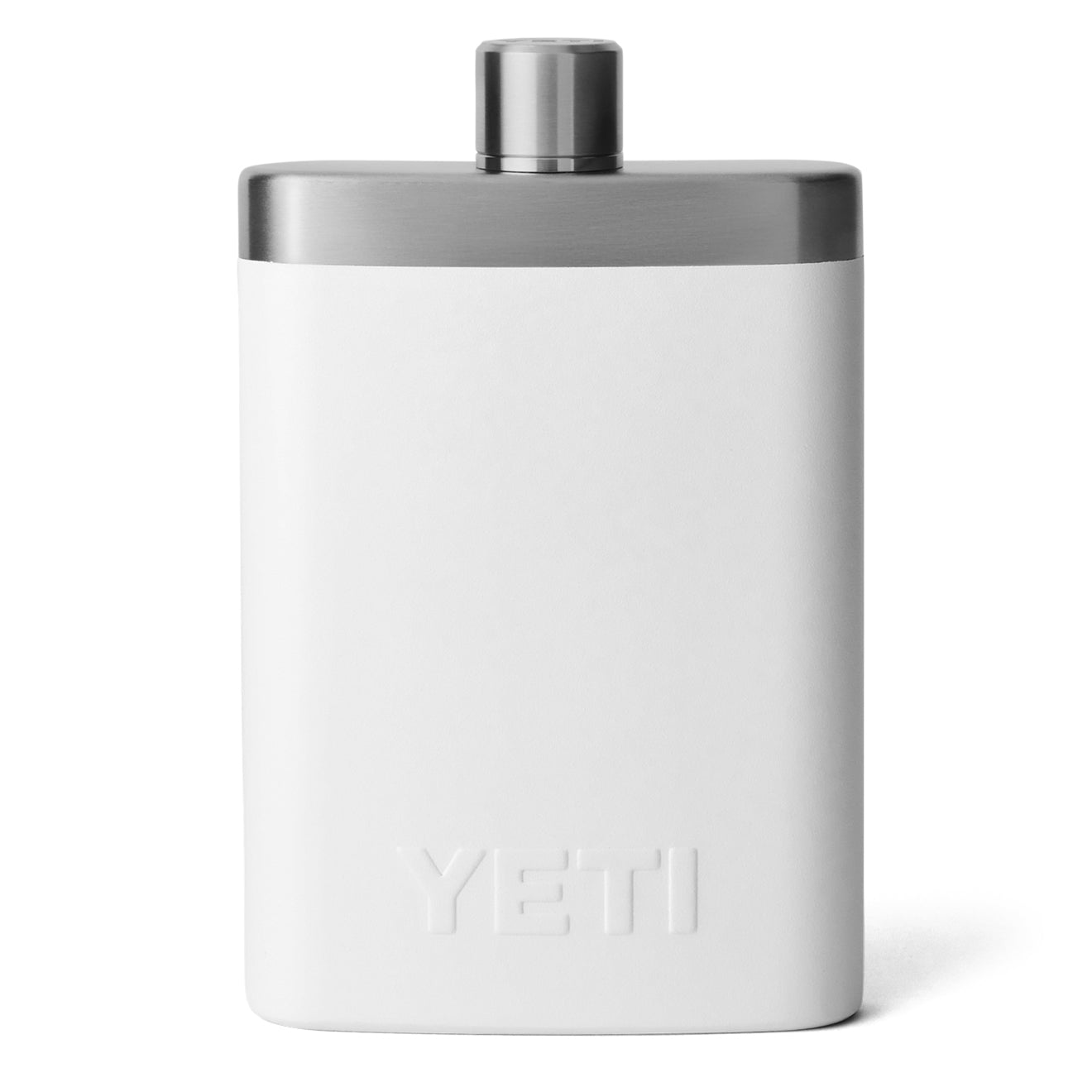 YETI Rambler Flask Stainless White