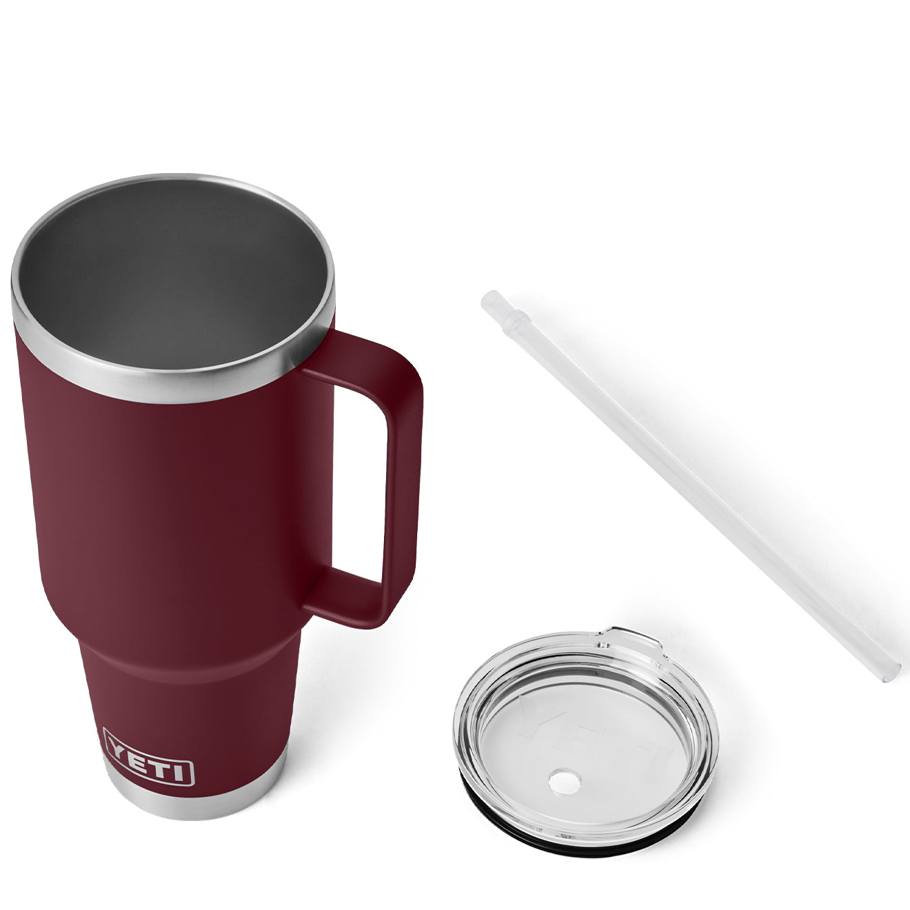 YETI Rambler 42oz Straw Mug Wild Vine Red