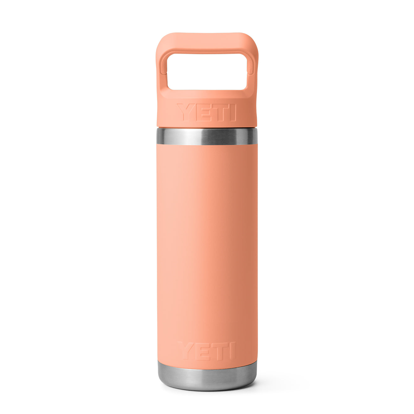 YETI Rambler 18oz Straw Bottle Lowcountry Peach