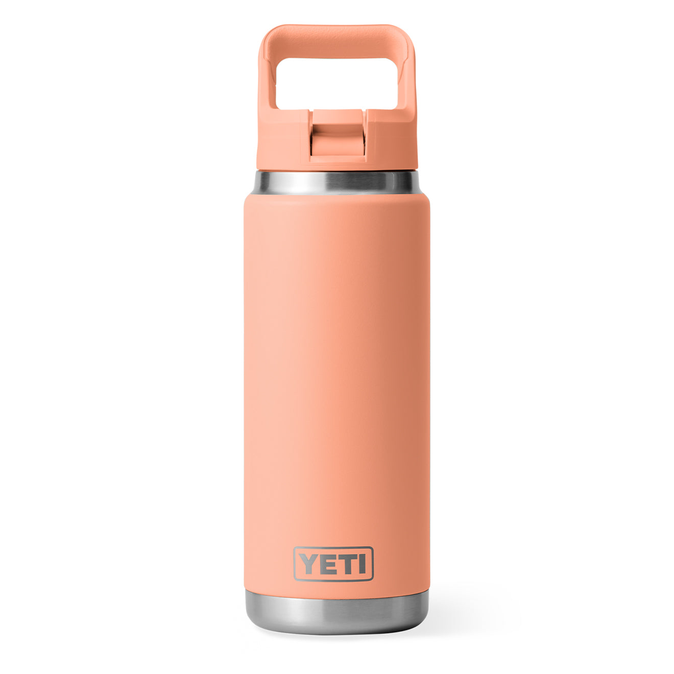 YETI Rambler 26oz Straw Bottle Lowcountry Peach