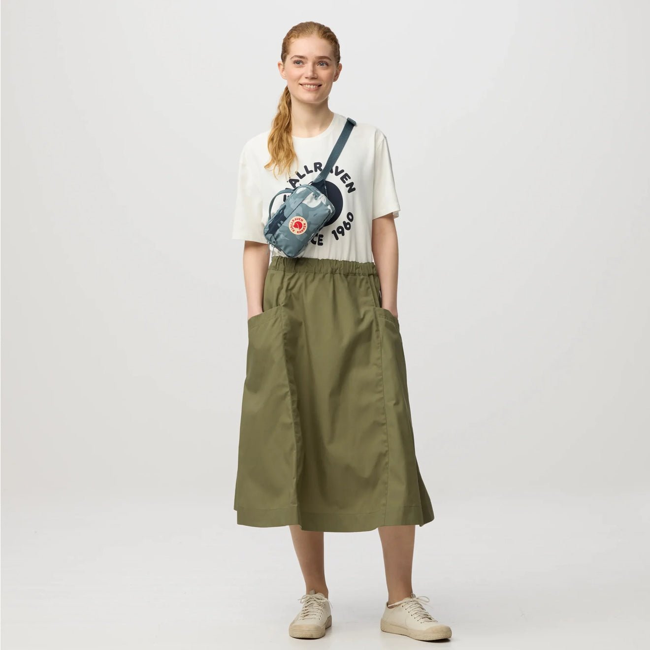 Fjallraven Kanken Graphics Hip Pack Nimbus Blue / Hidden Animals