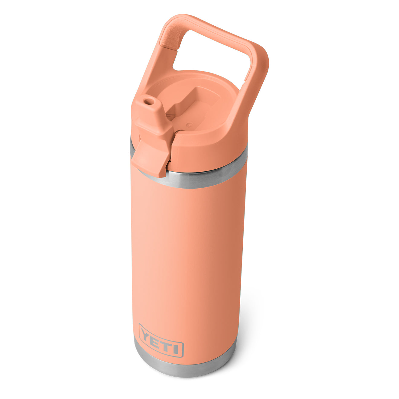 YETI Rambler 18oz Straw Bottle Lowcountry Peach