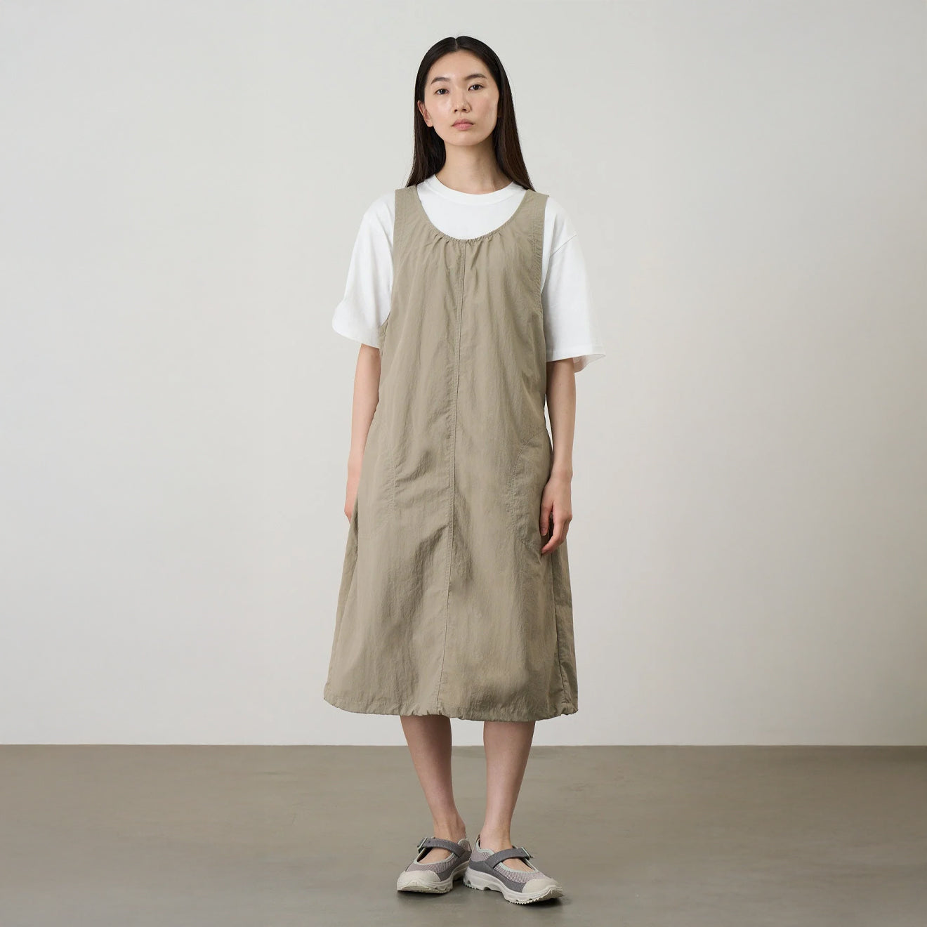 Gramicci Womens Nylon Dress Milk Tea