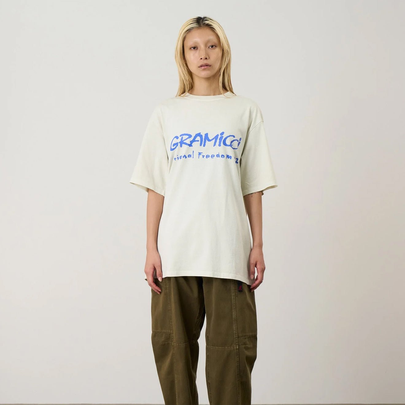 Gramicci Freedom Tee Pigment Dyed Natural Pigment
