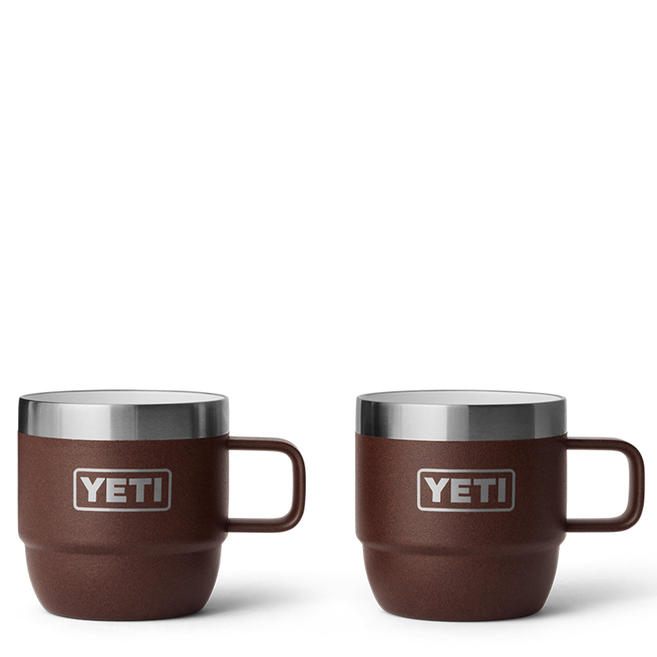 YETI Rambler 6oz Stackable Mugs 2 Pack Wetlands Brown