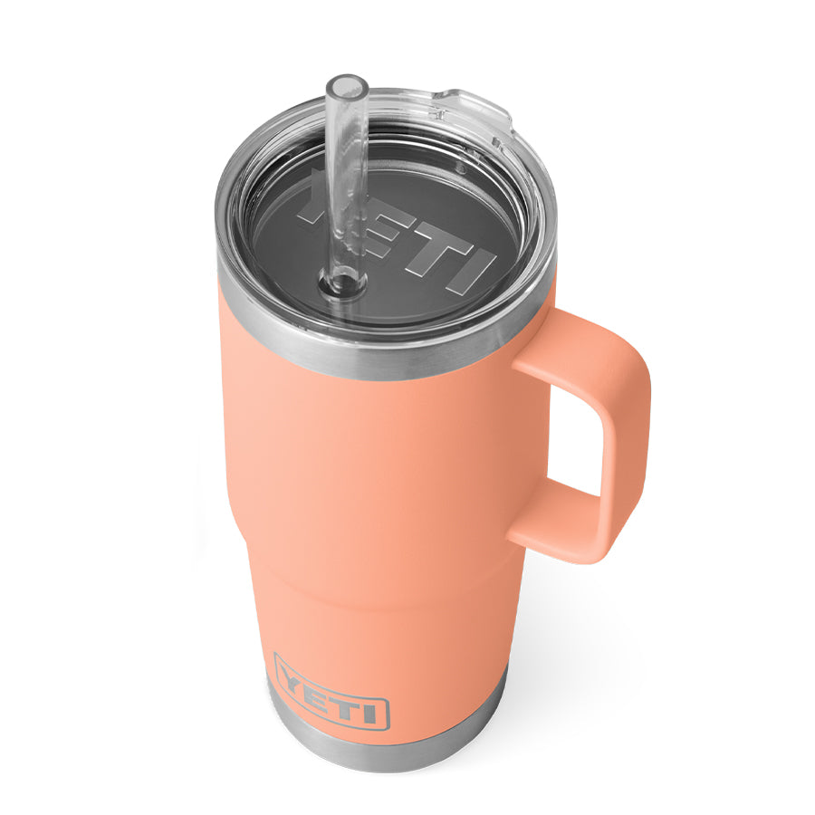 YETI Rambler 25oz Straw Mug Lowcountry Peach