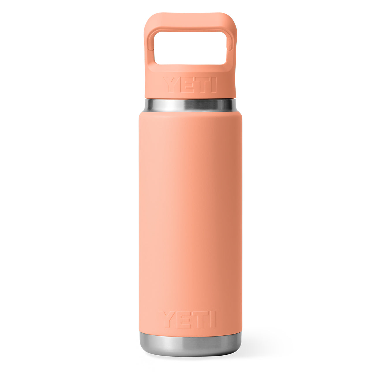 YETI Rambler 26oz Straw Bottle Lowcountry Peach