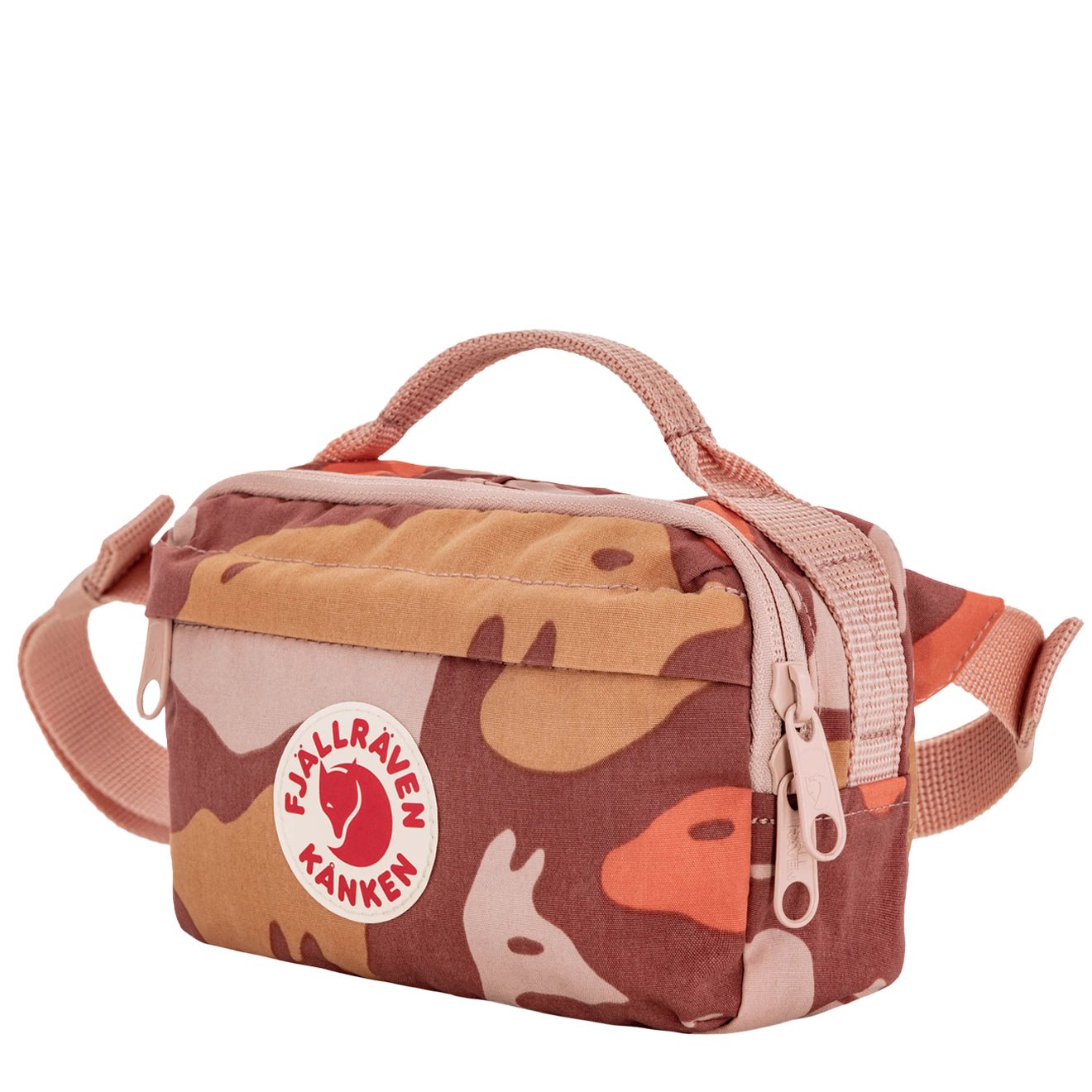 Fjallraven Kanken Graphics Hip Pack Chalk Rose / Hidden Animals