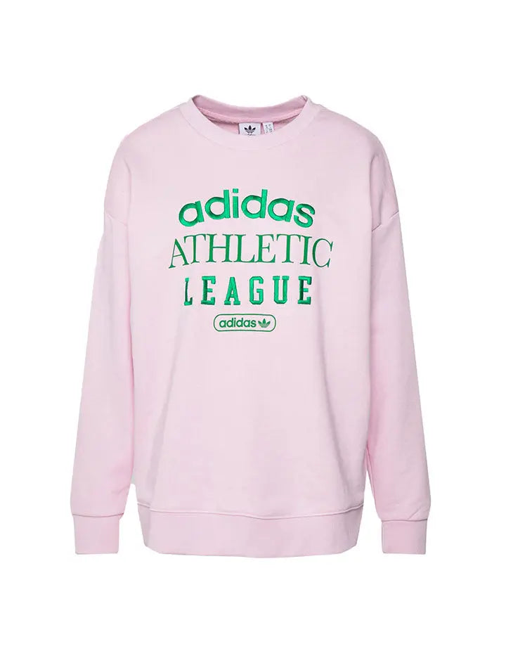 Adidas Originals Retro Logo Sweat Pink Adidas