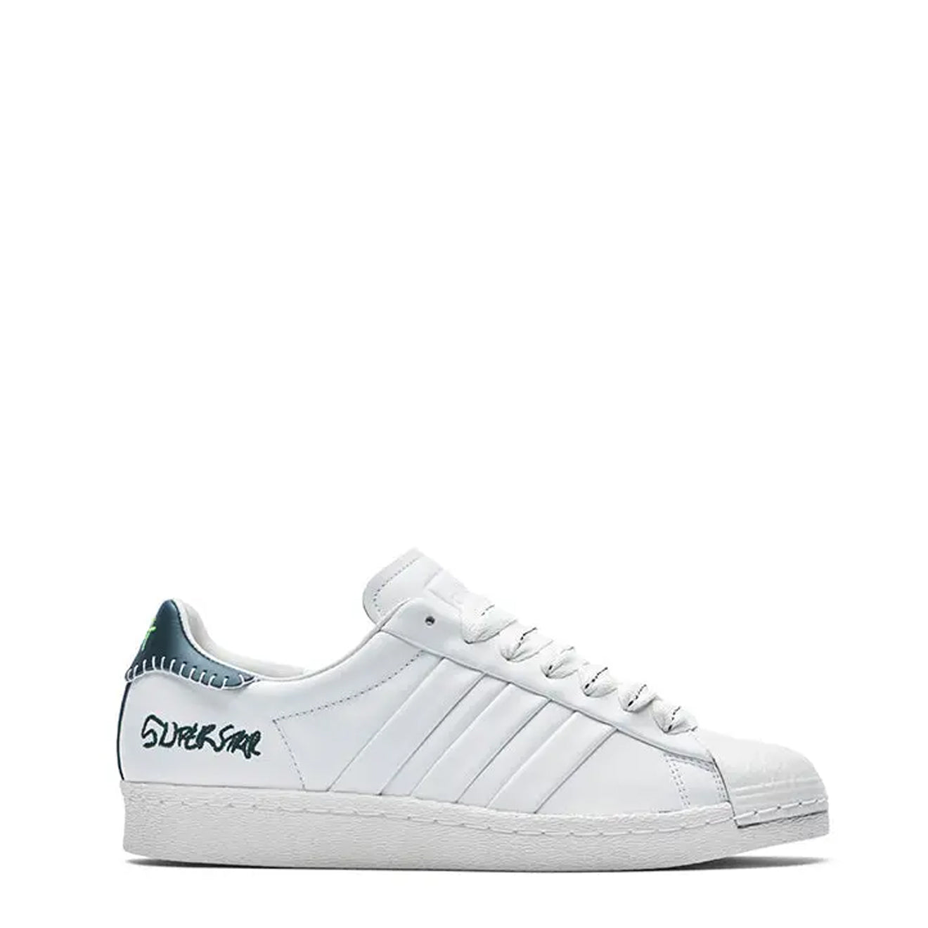 Adidas Originals Jonah Hill Superstar Trainer C White / Greennit / O White