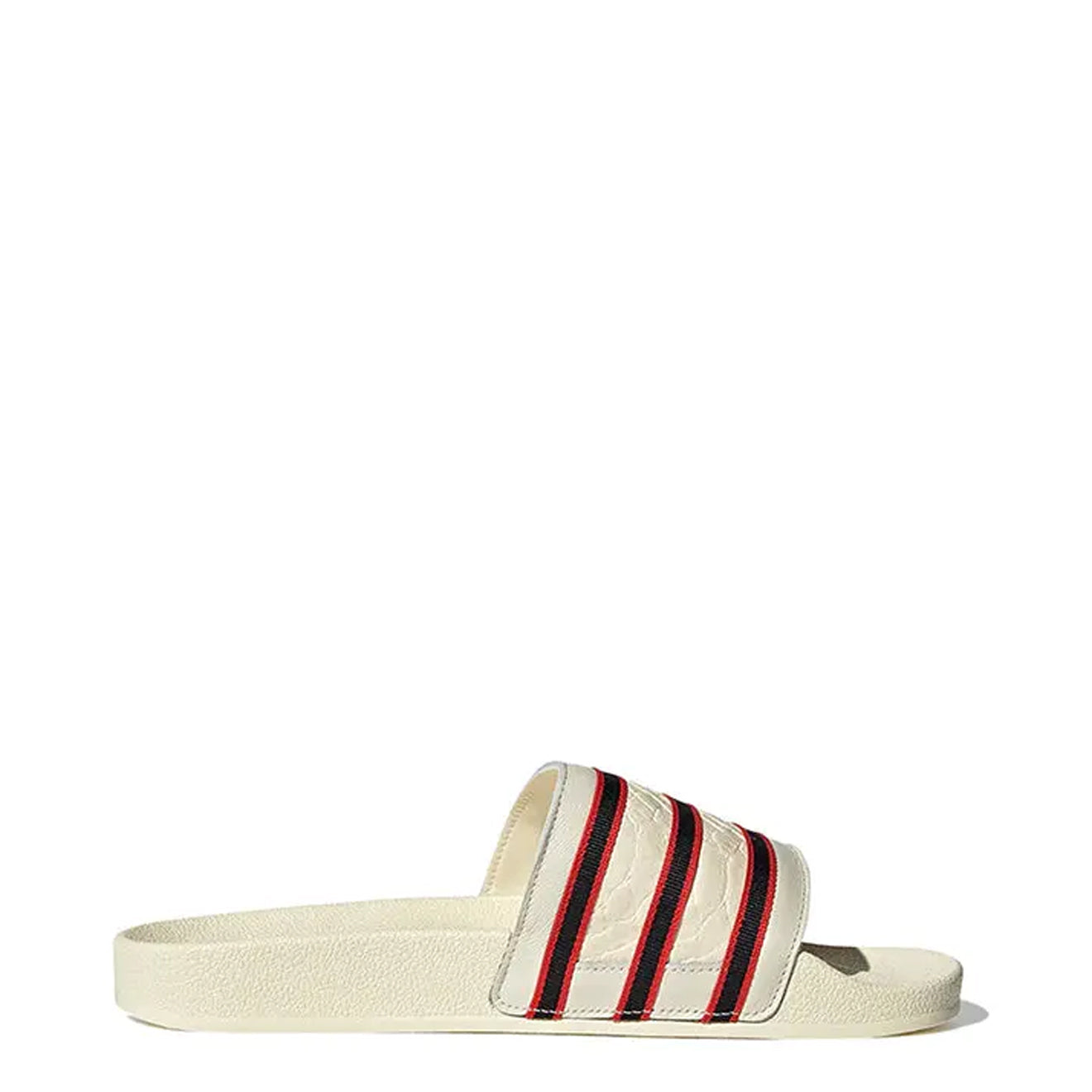 Adidas Originals Xspn Adilette Trainer Cream White / Core Black / Vivid Red