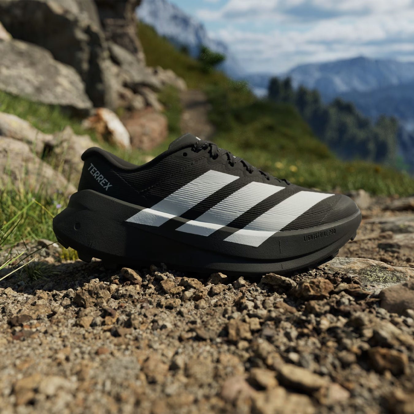 Adidas Terrex Womens Agravic SL Trail Running Shoes Core Black / Grey Two / Core Black
