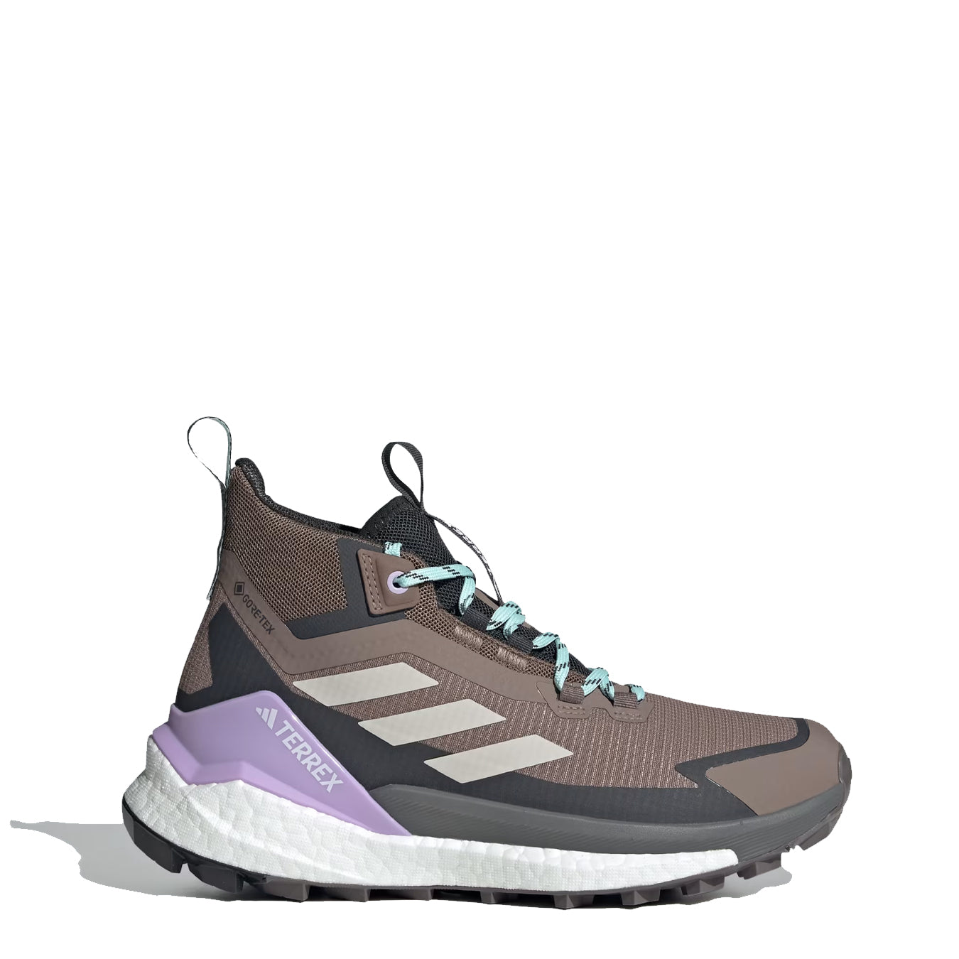 Adidas Terrex Womens Free Hiker 2.0 Gore-Tex Hiking Shoes Trace Brown / Beige / Carbon - pam pam 