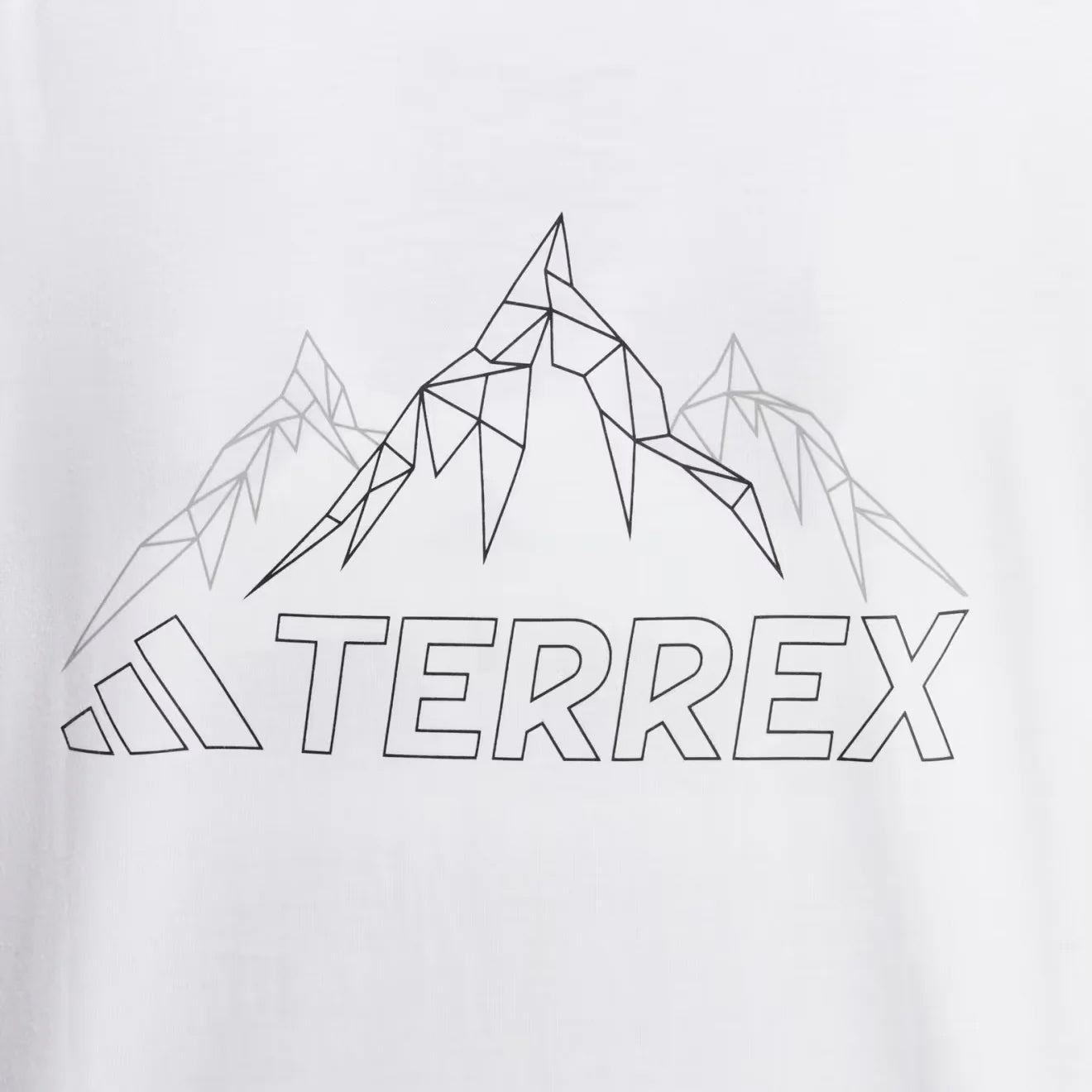 Adidas Terrex Womens Graphic T-Shirt White - pam pam 