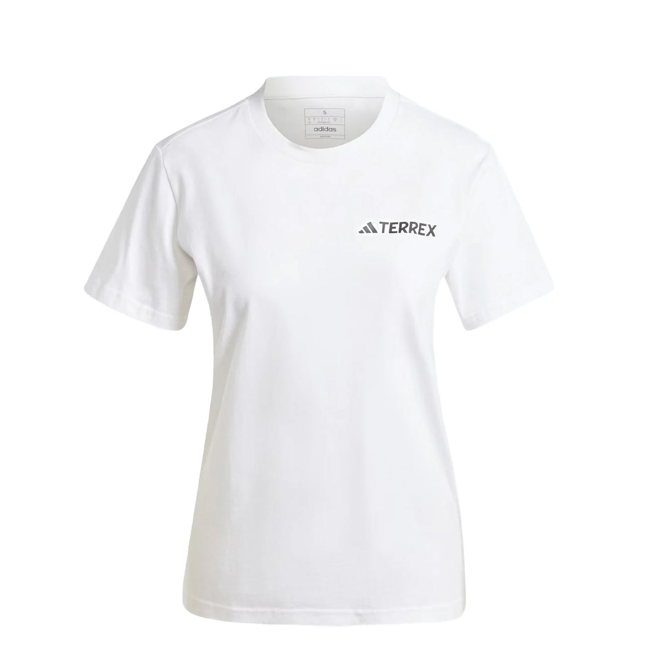 Adidas Terrex Womens Graphic T-Shirt White - pam pam 