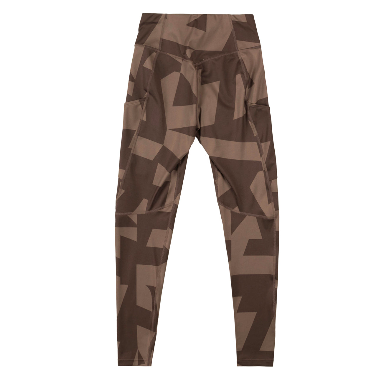 Adidas Terrex Womens MT Tights Aop Trace Brown / Earth Strata - pam pam 