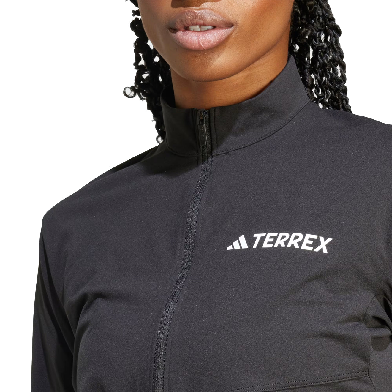 Adidas Terrex Womens Multi Climacool 1/2 Zip Long Sleeve Long-Sleeve Top Black - pam pam 
