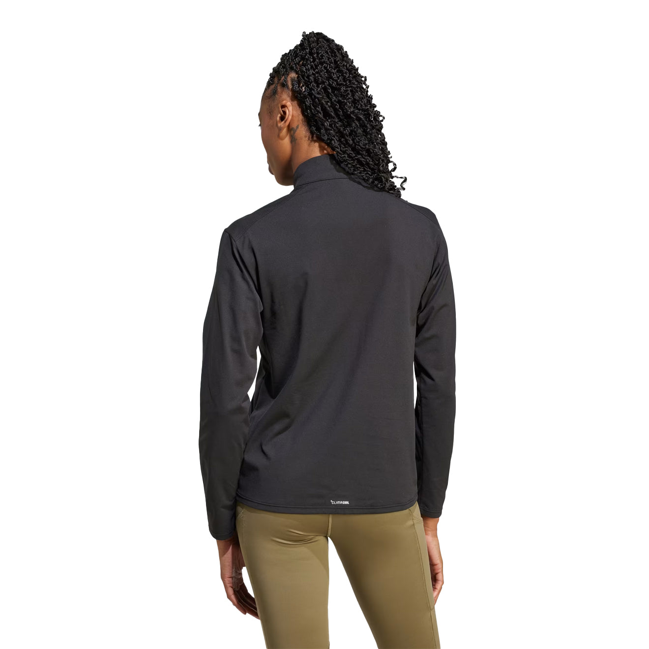 Adidas Terrex Womens Multi Climacool 1/2 Zip Long Sleeve Long-Sleeve Top Black - pam pam 