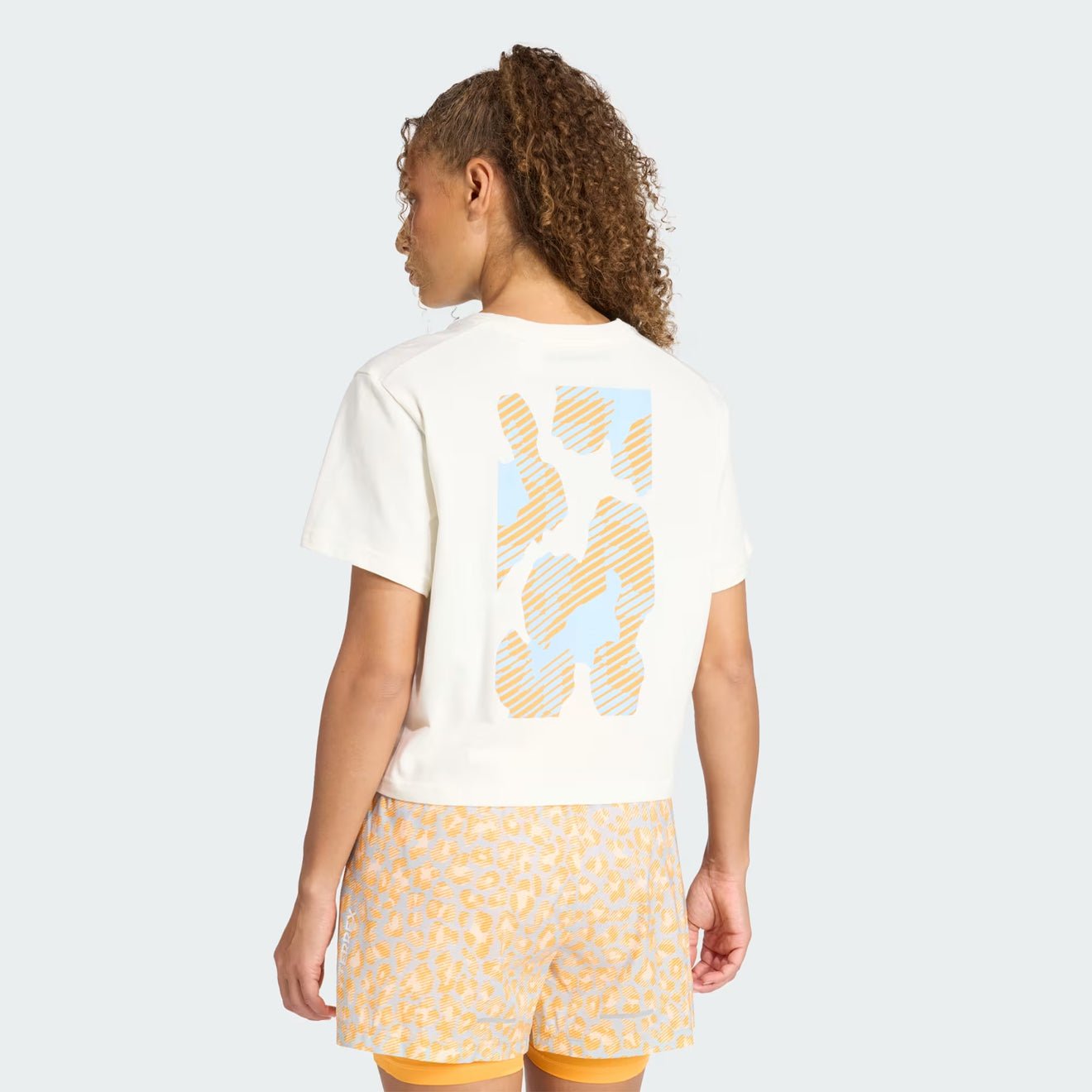Adidas Terrex Womens Multi Meadow Pack S/S T-Shirt Off White - pam pam 
