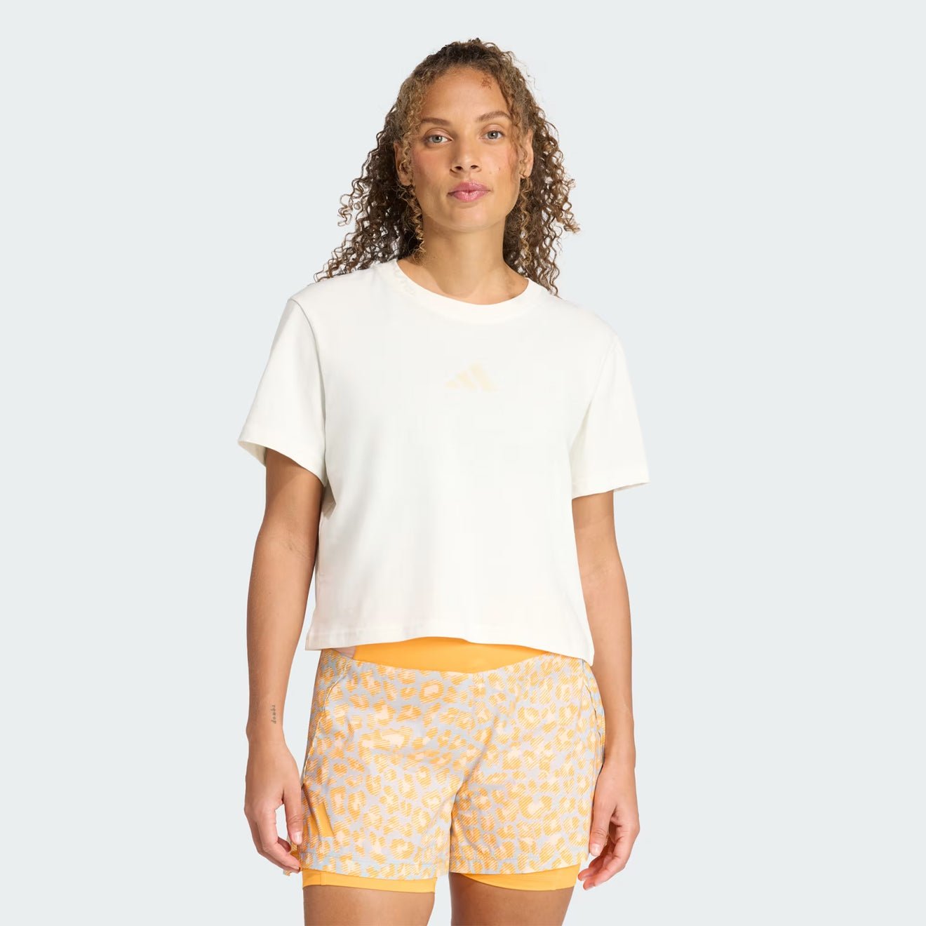 Adidas Terrex Womens Multi Meadow Pack S/S T-Shirt Off White - pam pam 