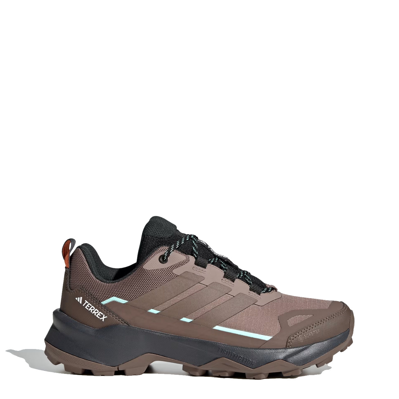 Adidas Terrex Womens Skychaser AX5 GoreTex Hiking Shoe Trace Brown / Earth Strata / Semi Impact Orange - pam pam 