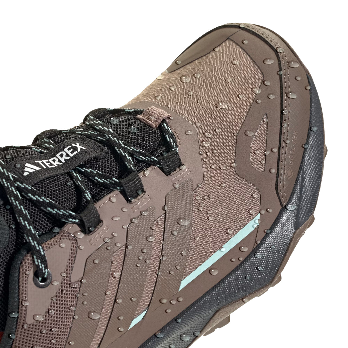 Adidas Terrex Womens Skychaser AX5 GoreTex Hiking Shoe Trace Brown / Earth Strata / Semi Impact Orange - pam pam 