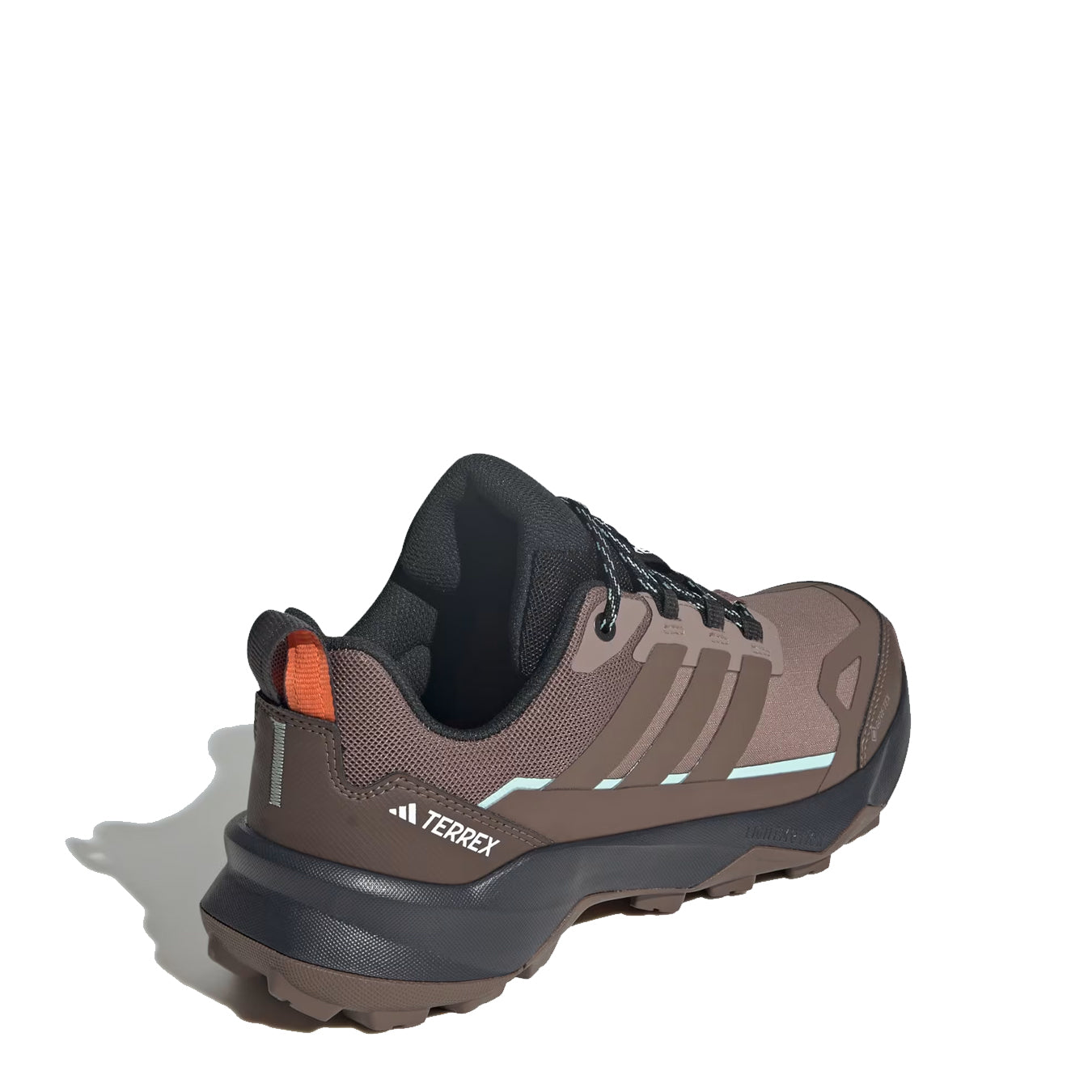 Adidas Terrex Womens Skychaser AX5 GoreTex Hiking Shoe Trace Brown / Earth Strata / Semi Impact Orange - pam pam 