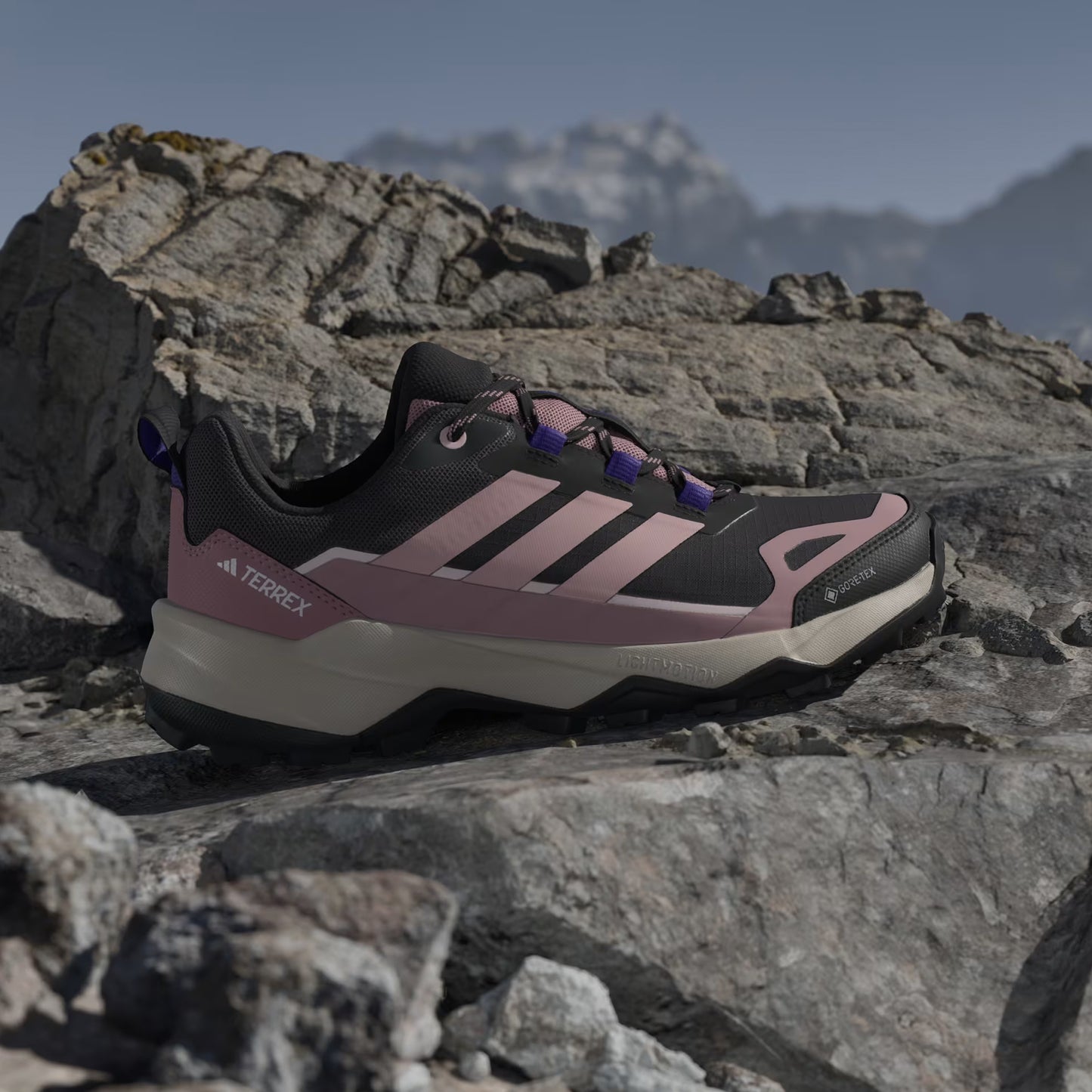 Adidas Terrex Womens Skychaser AX5 Trainer Gore-Tex Core Black / Core Black / Dual Lilac