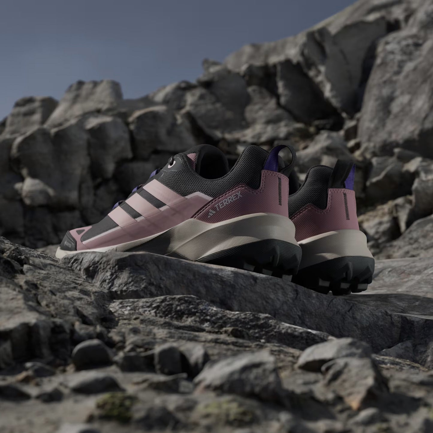 Adidas Terrex Womens Skychaser AX5 Trainer Gore-Tex Core Black / Core Black / Dual Lilac