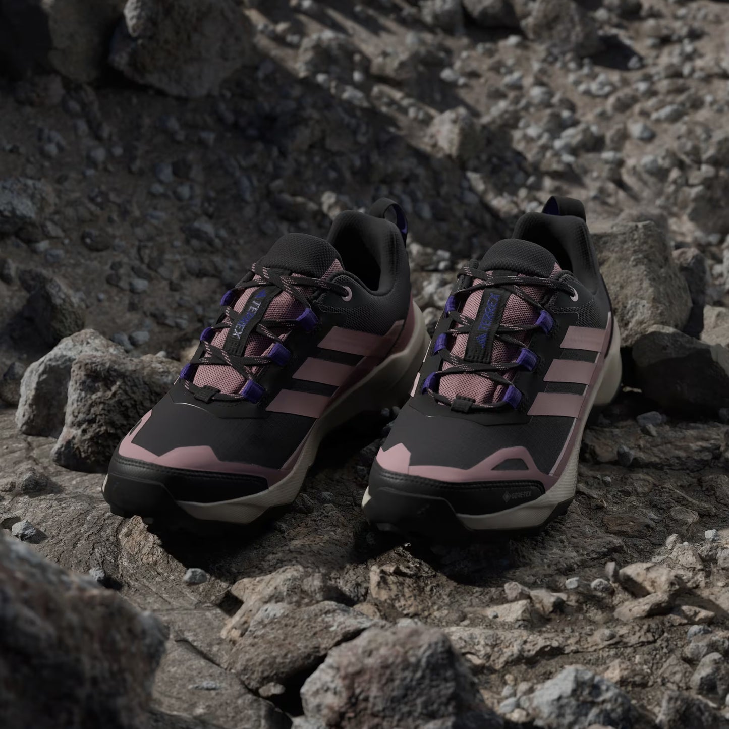 Adidas Terrex Womens Skychaser AX5 Trainer Gore-Tex Core Black / Core Black / Dual Lilac
