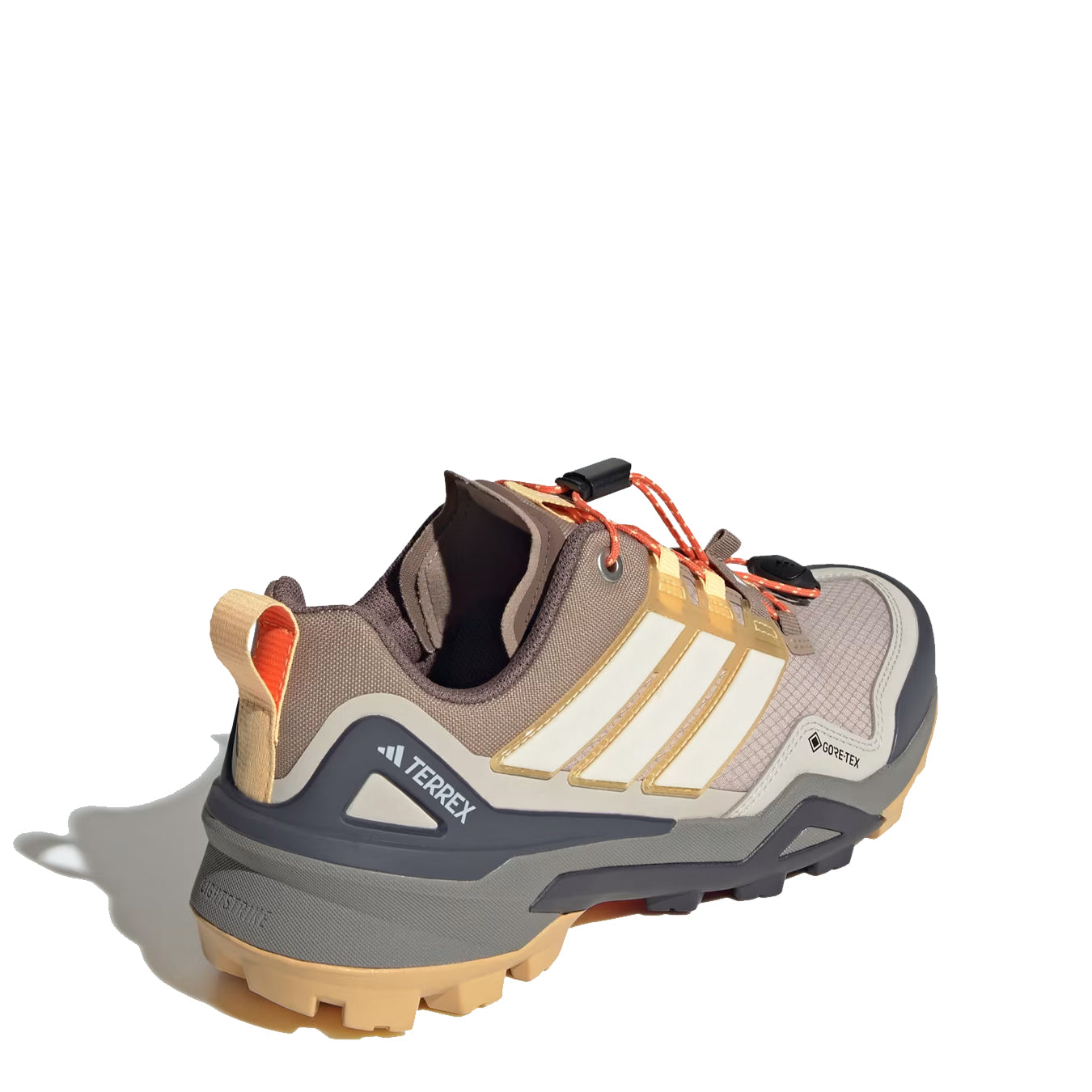 Adidas Terrex Womens Skychaser Gore-Tex Hiking Shoe Wonder Taupe / Off White / Ice Tangerine - pam pam 