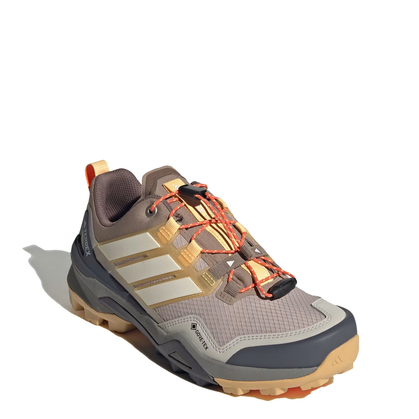 Adidas Terrex Womens Skychaser Gore-Tex Hiking Shoe Wonder Taupe / Off White / Ice Tangerine - pam pam 