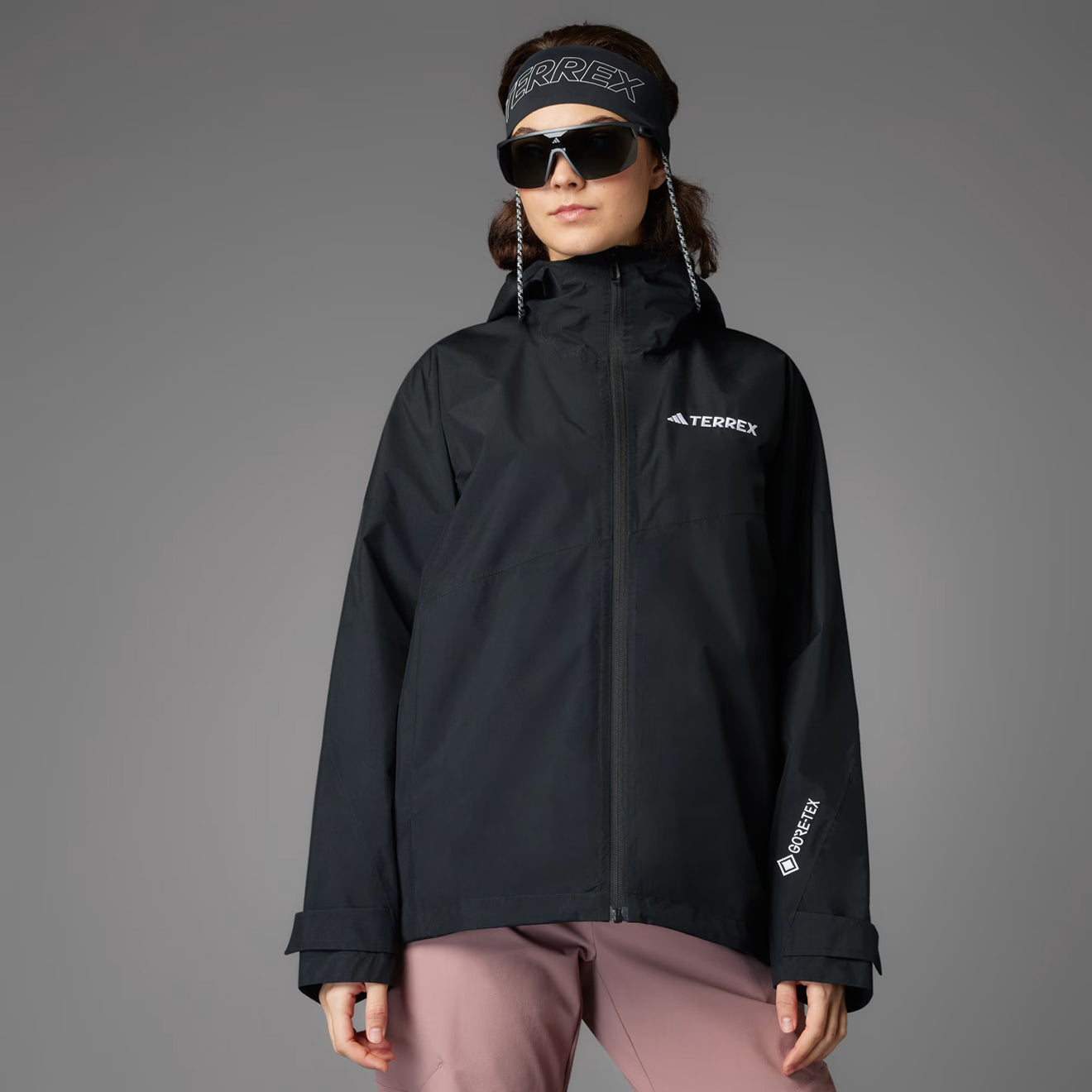 Adidas Terrex Womens Xperior 2L GORE-TEX Performance Jacket Black - pam pam 