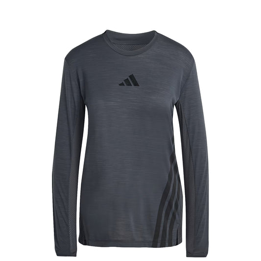 Adidas Terrex Womens Xperior L/S T-Shirt Carbon - pam pam