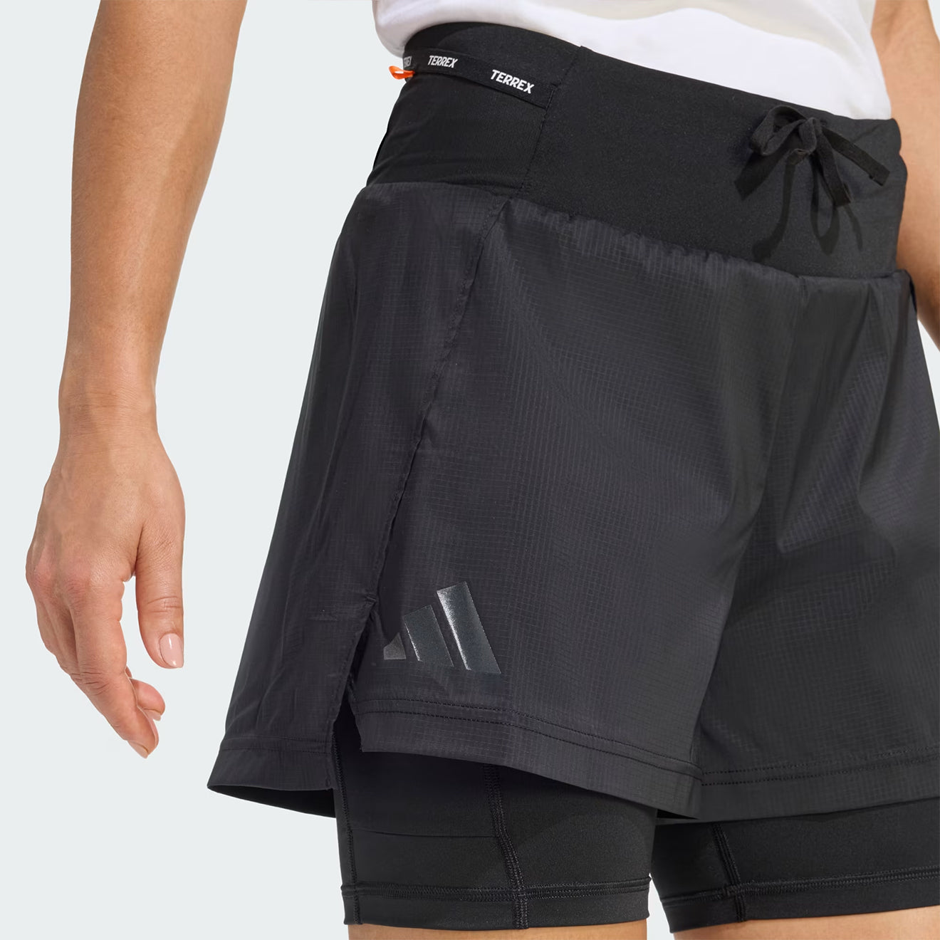 Adidas Terrex Womens Xploric 2 in 1 Shorts Black - pam pam 