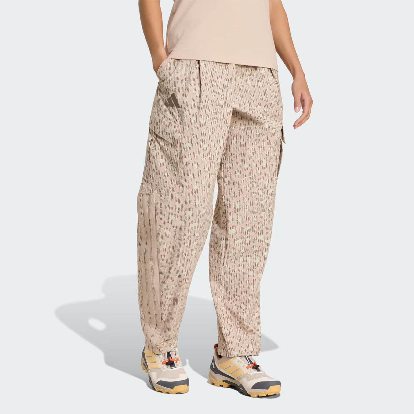 Adidas Terrex Womens Xploric Clima365 Cargo Tracksuit Bottoms Beige / Wonder Taupe / Trace Brown - pam pam 