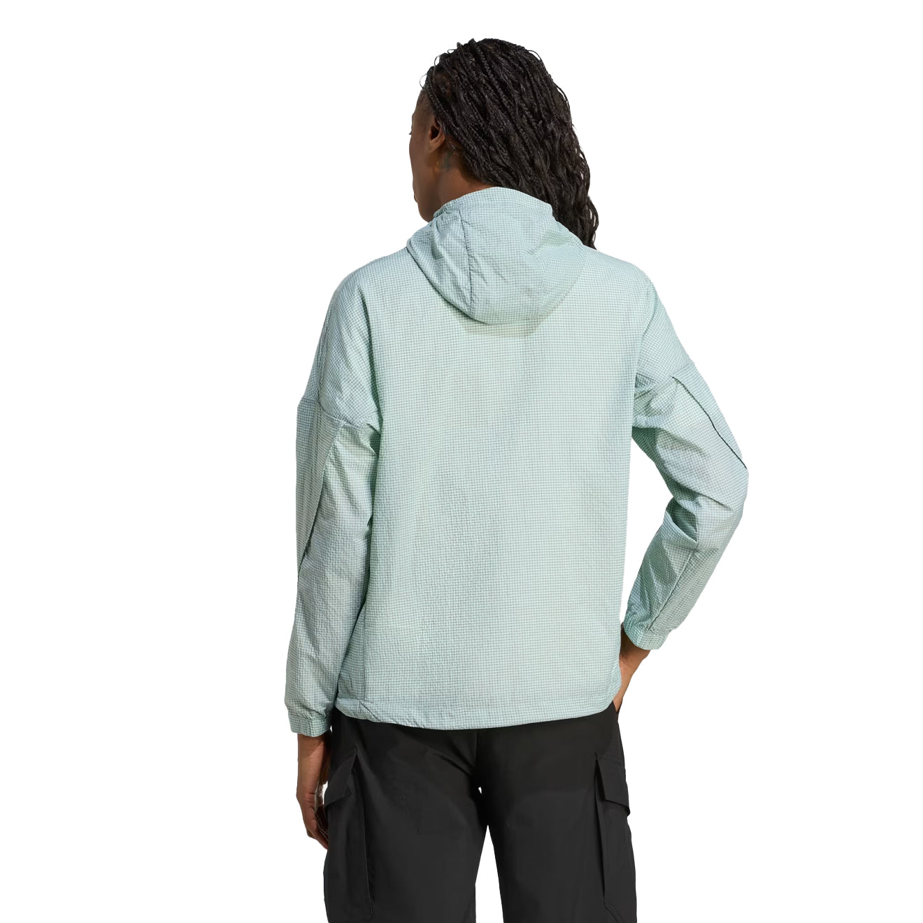 Adidas Terrex Womens Xploric Wind Anorak Semi Flash Aqua - pam pam 