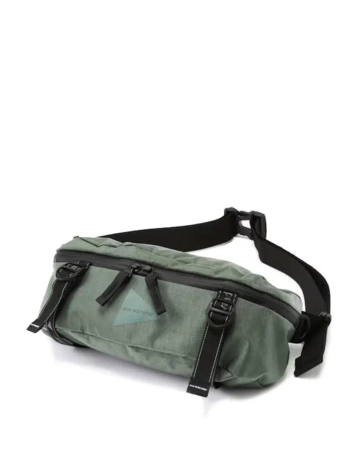 And Wander Heather Waist Bag Green And Wander