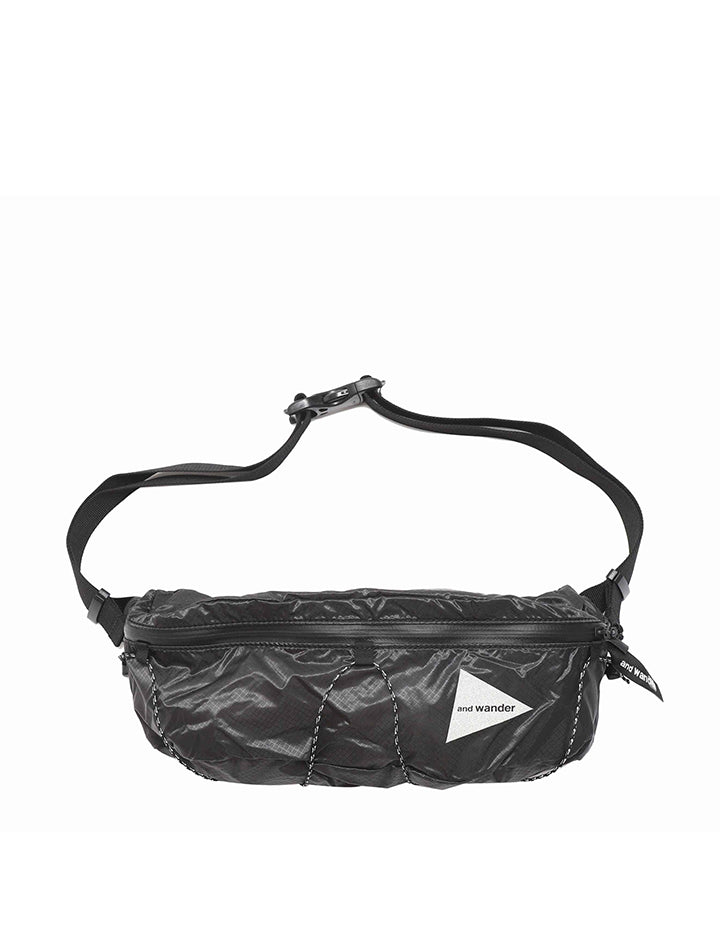 And Wander Sil Waist Bag Charcoal And Wander