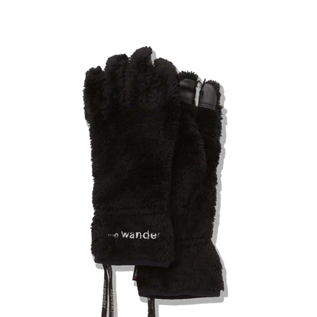 And Wander High Loft Fleece Glove Black