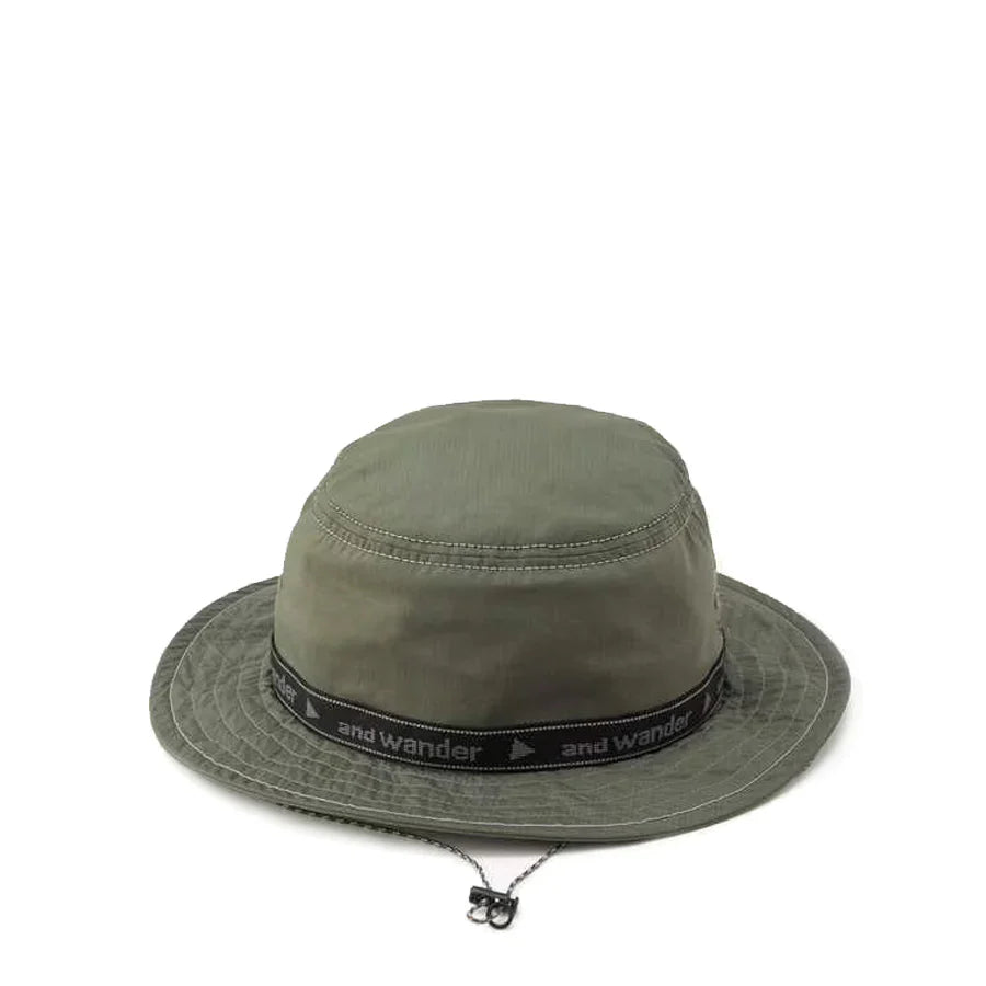 And Wander Jq Tape Hat Khaki