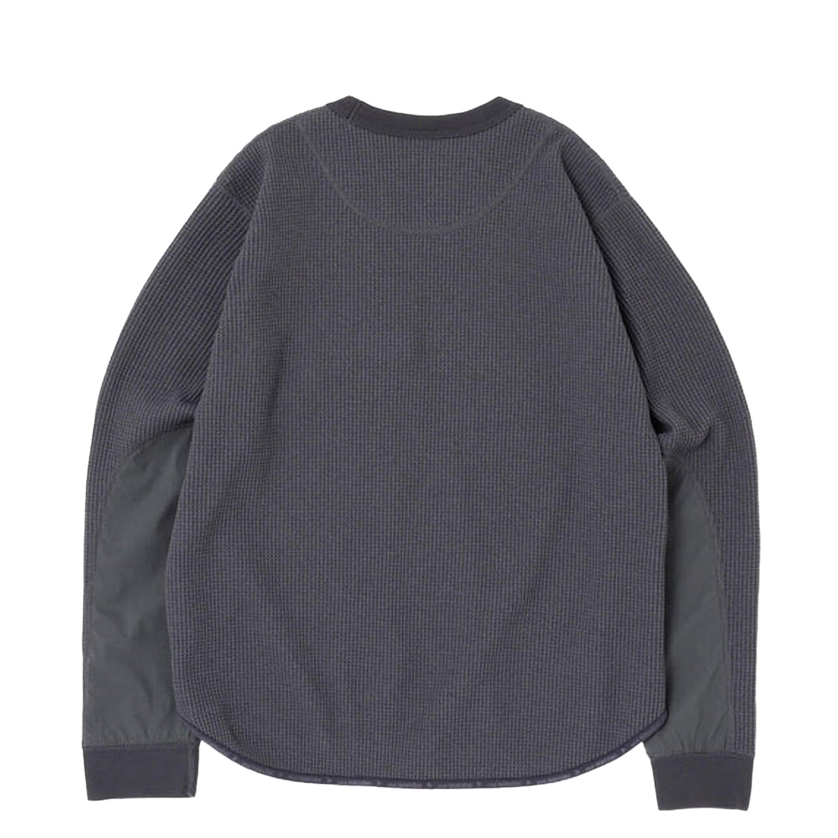 And Wander PE Waffle L/S T-Shirt Grey