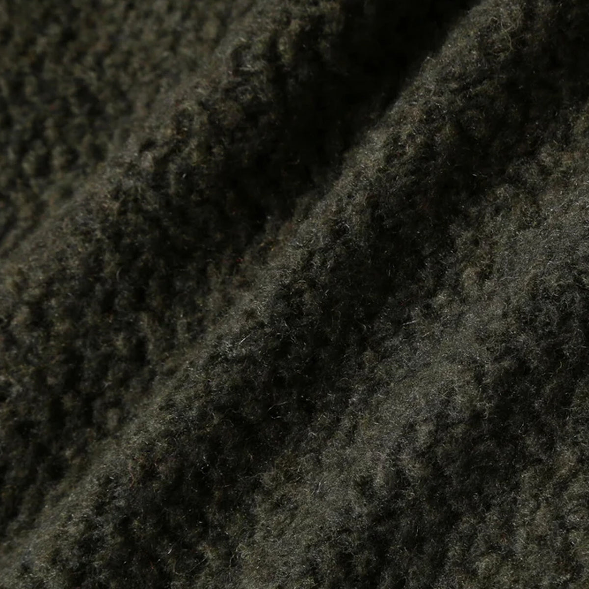 And Wander Re Wool JQ Stand Zip Khaki