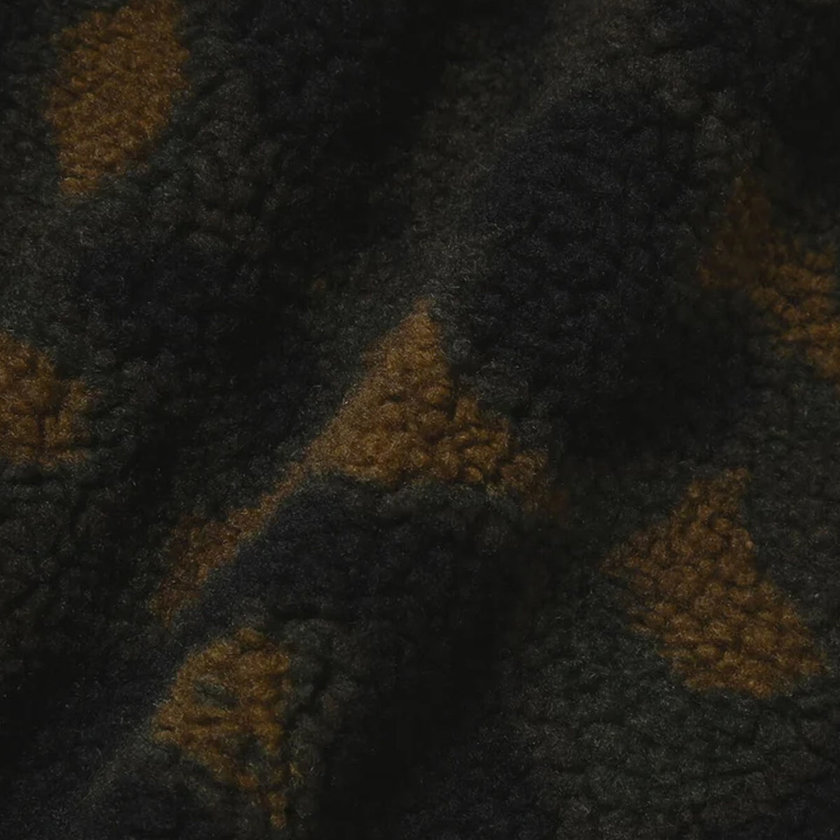 And Wander Reversible Boa Jacket Brown