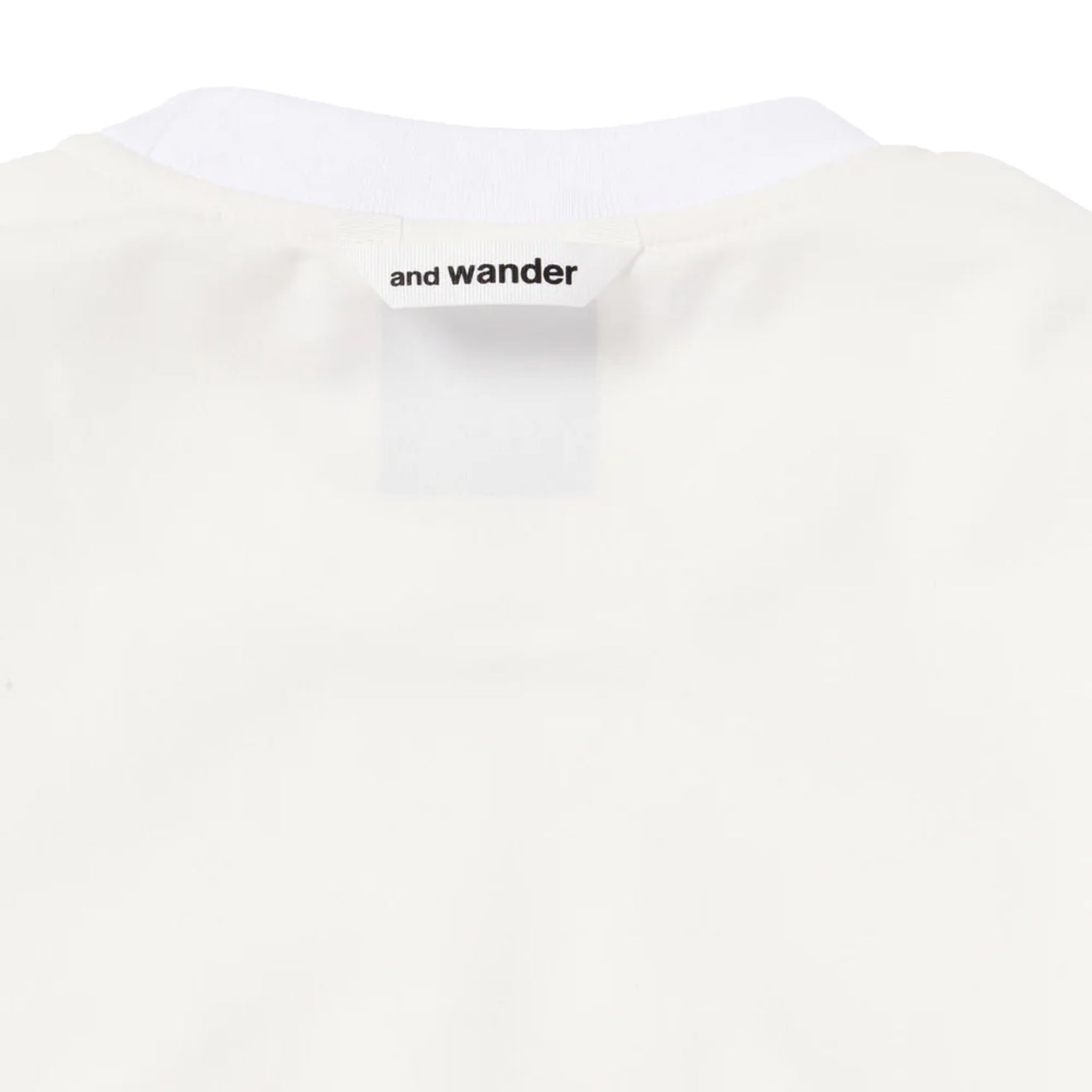 And Wander Womens Hybrid Warm Pocket L/S T-Shirt White