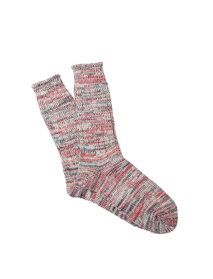 Anonymous Ism 5 Colour Mix Crew Socks Oatmeal Anonymous Ism