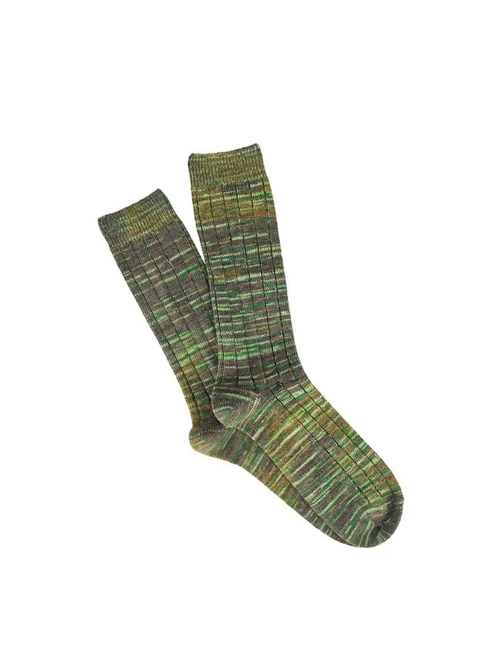 Anonymous Ism Mix Tie Dye Crew Socks Brown Anonymous Ism