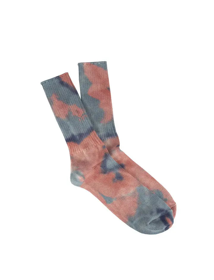 Anonymous Ism Tie Dye Crew Socks Red Anonymous Ism