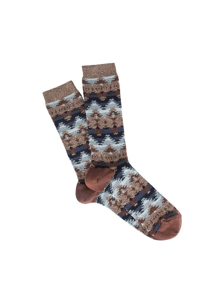 Anonymous Ism Wigwam JQ Crew Socks Brown Anonymous Ism