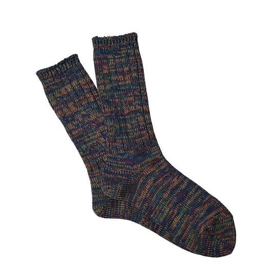 Anonymous Ism 5 Colour Mix Crew Socks Wine - pam pam